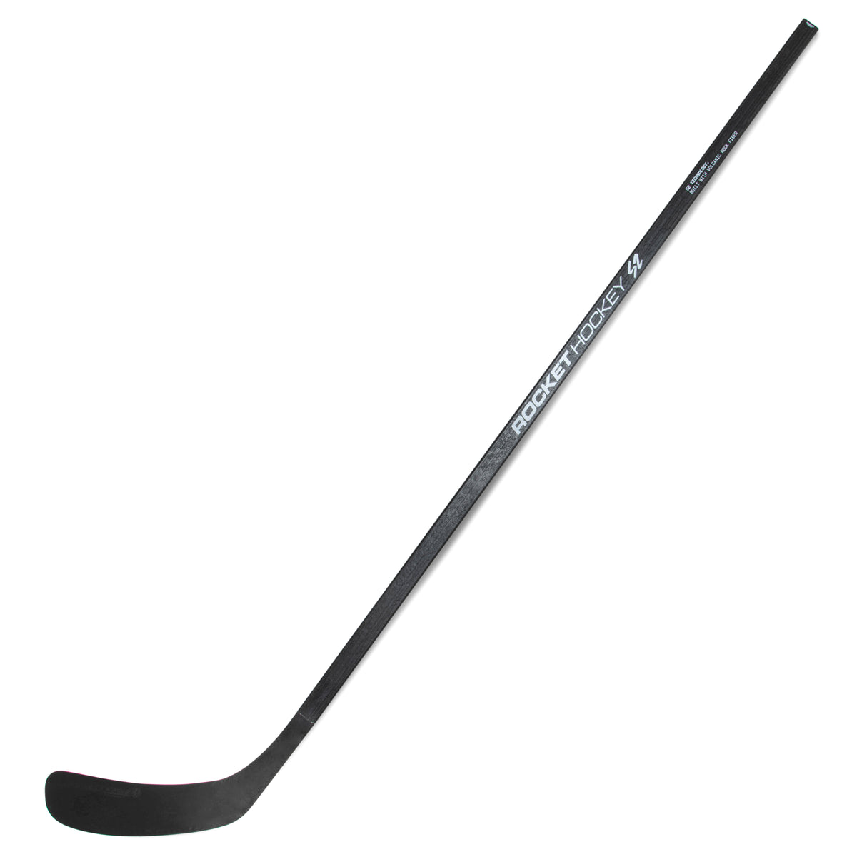 Gros plan sur le manche léger en basalte Rocket Hockey